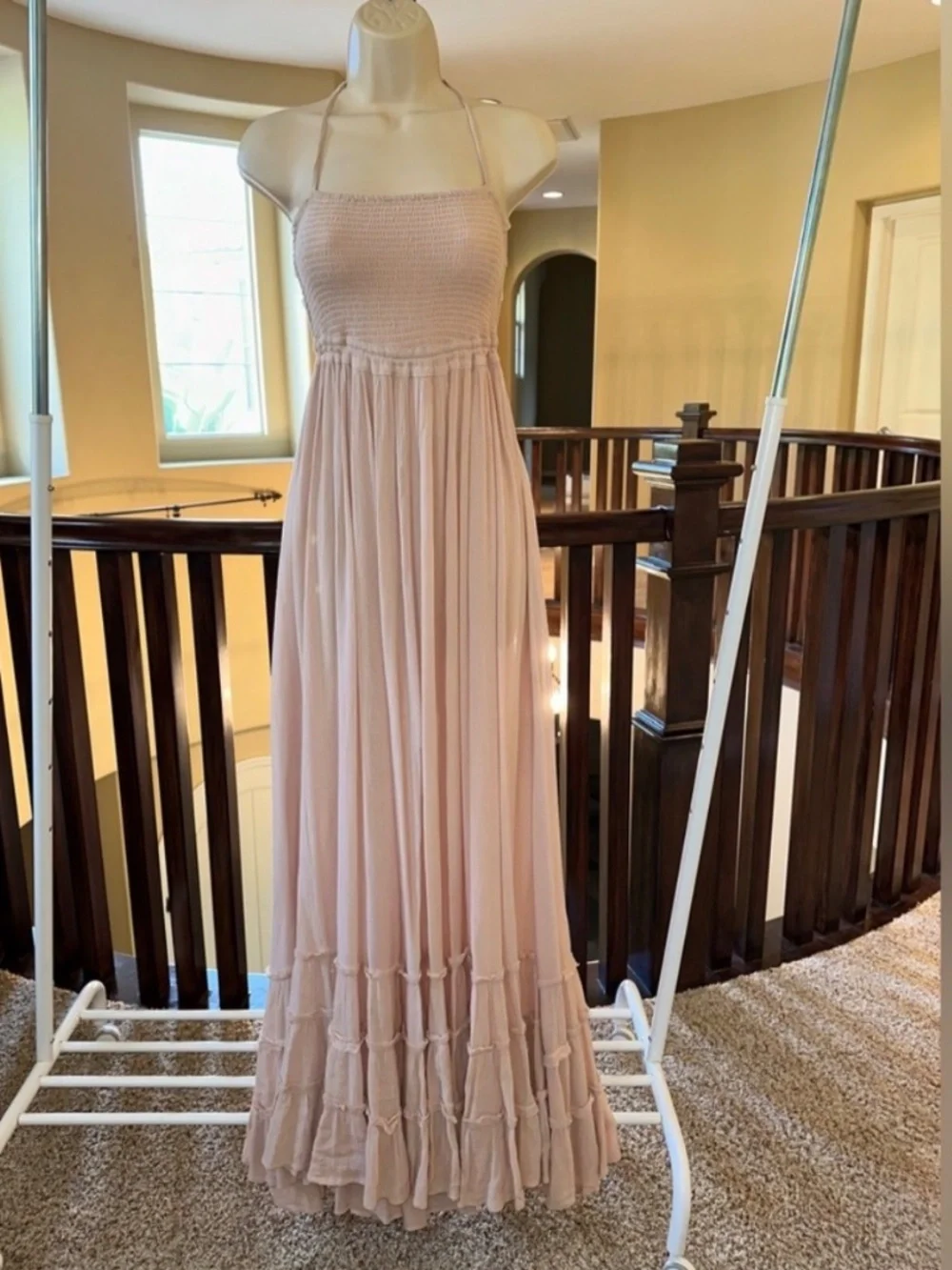 Free People Extratropical Maxi Dress in Taupe - Picture 4 of 11